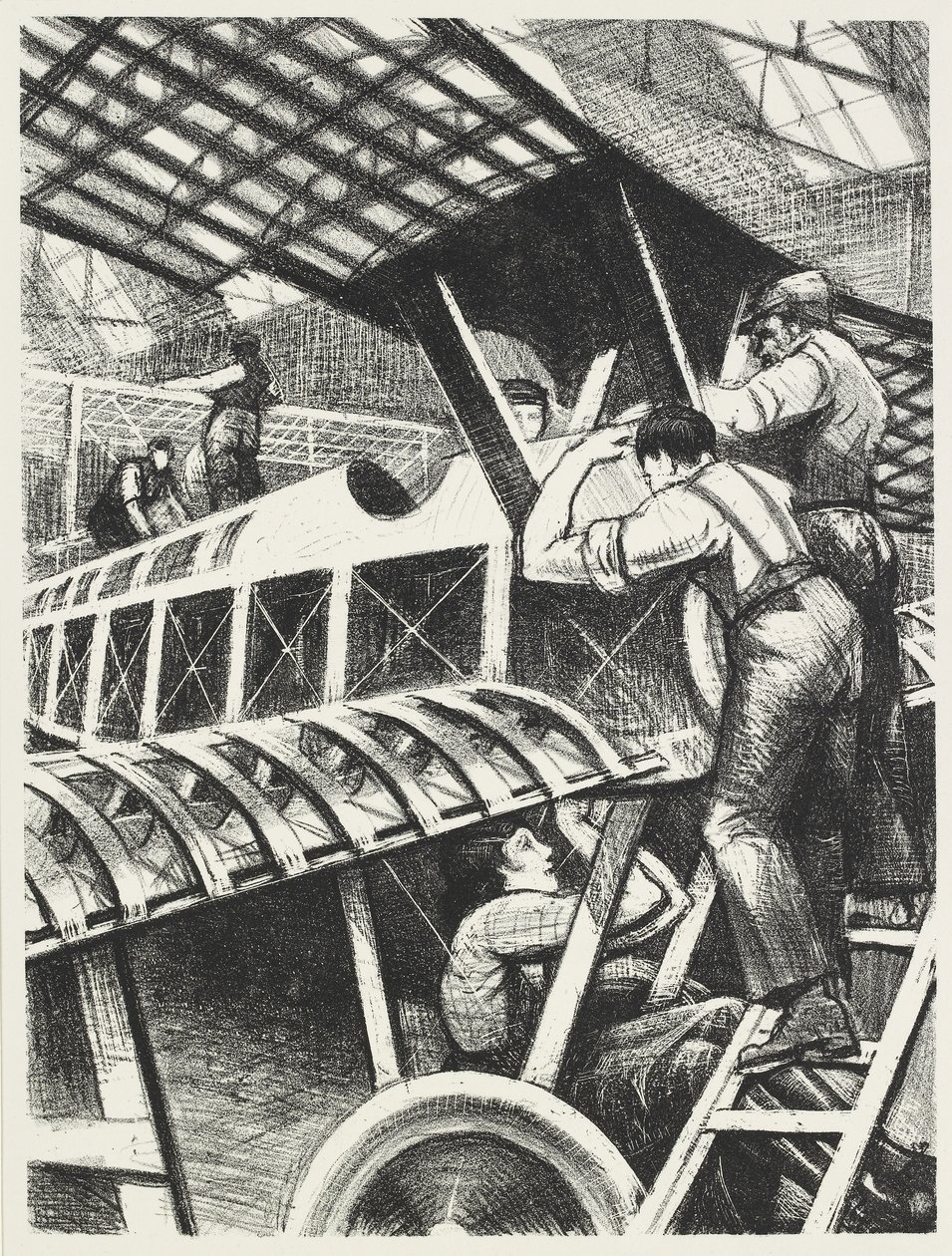 Assemblage de pièces, 1917 - Christopher Richard Wynne Nevinson