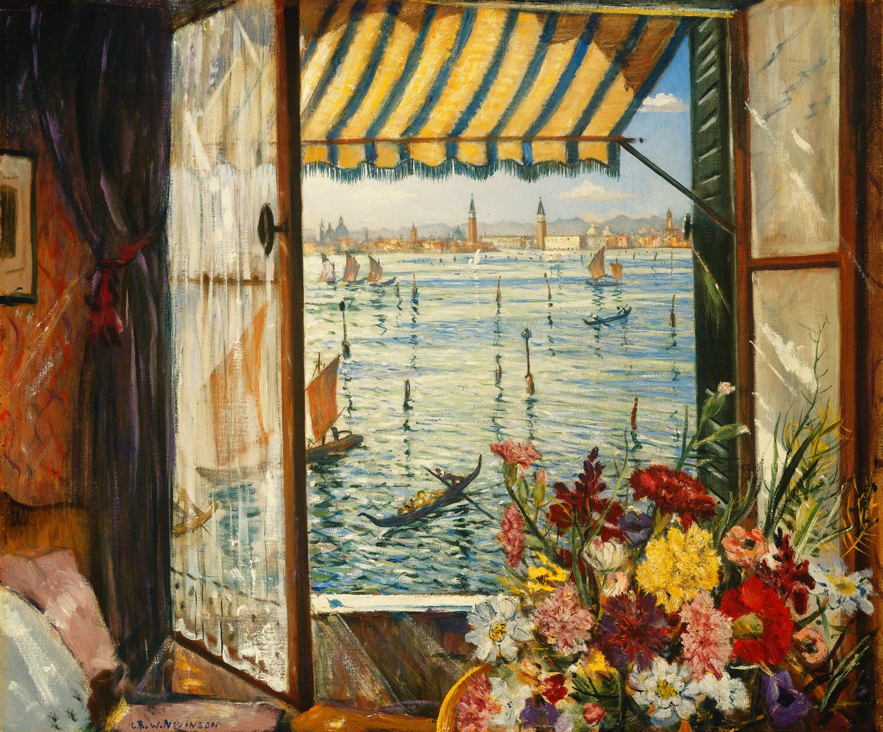 Depuis une fenêtre vénitienne, 1934 - Christopher Richard Wynne Nevinson