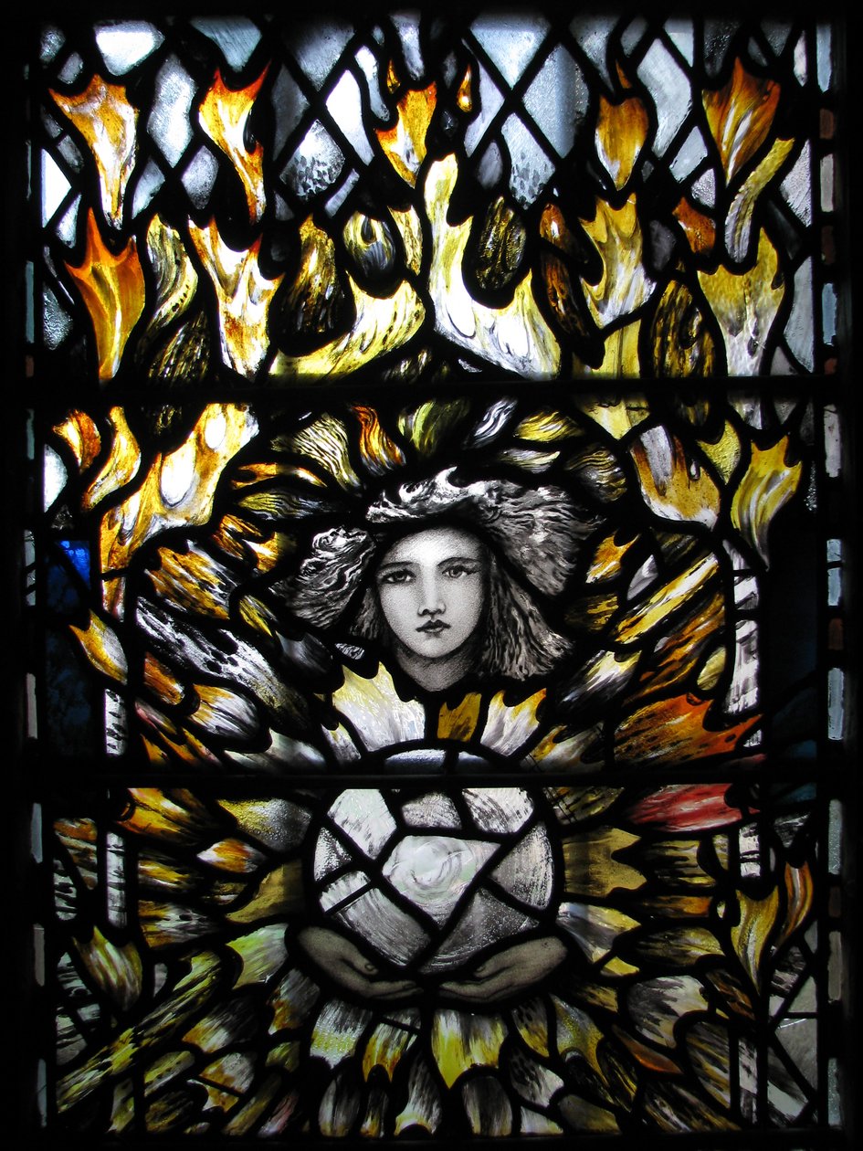 Archange Saint Uriel, Cathédrale de Canterbury - Christopher Whall