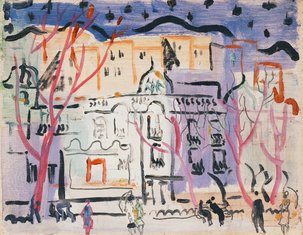 Scène de rue, sud de la France - Christopher Wood