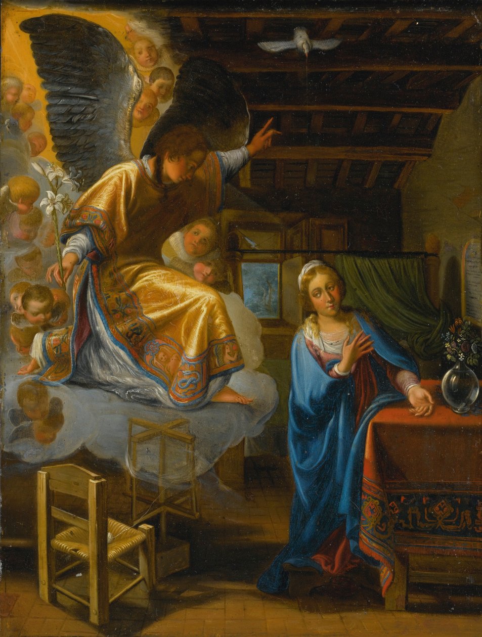 Annonciation - Circle of Adam Elsheimer
