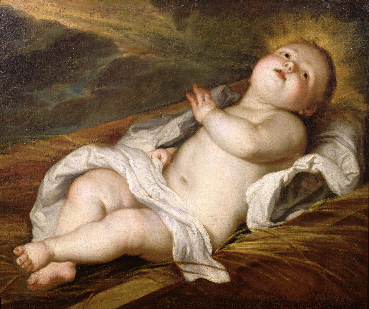 Enfant Jésus - Circle of Anthony van Dyck
