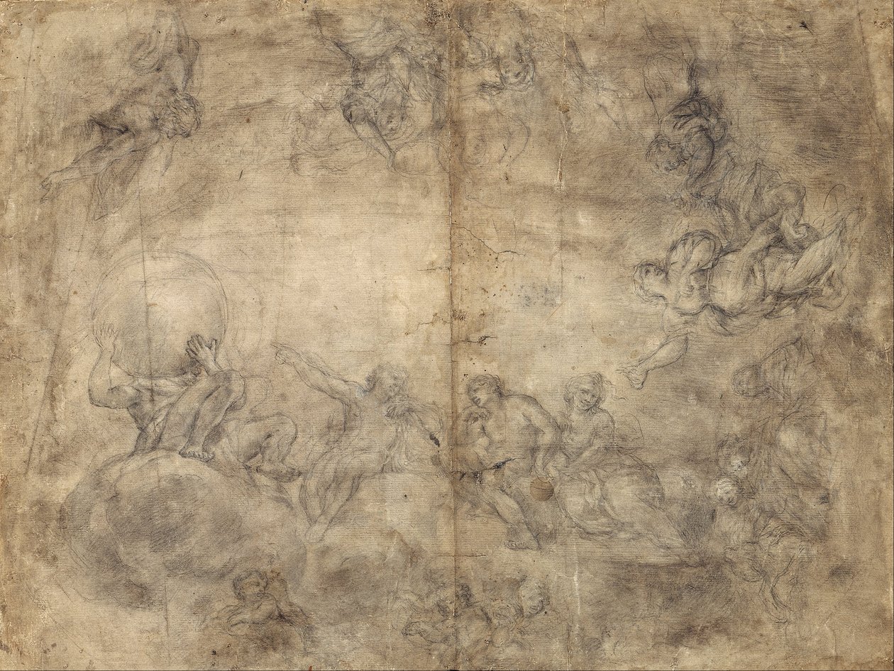 Apollon instruit le jeune prince - Ciro Ferri