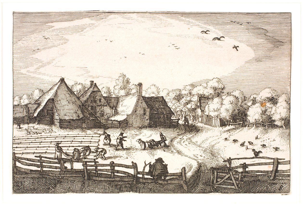 Champs de blanchiment près du Haarlemmerhout - Claes Jansz. Visscher