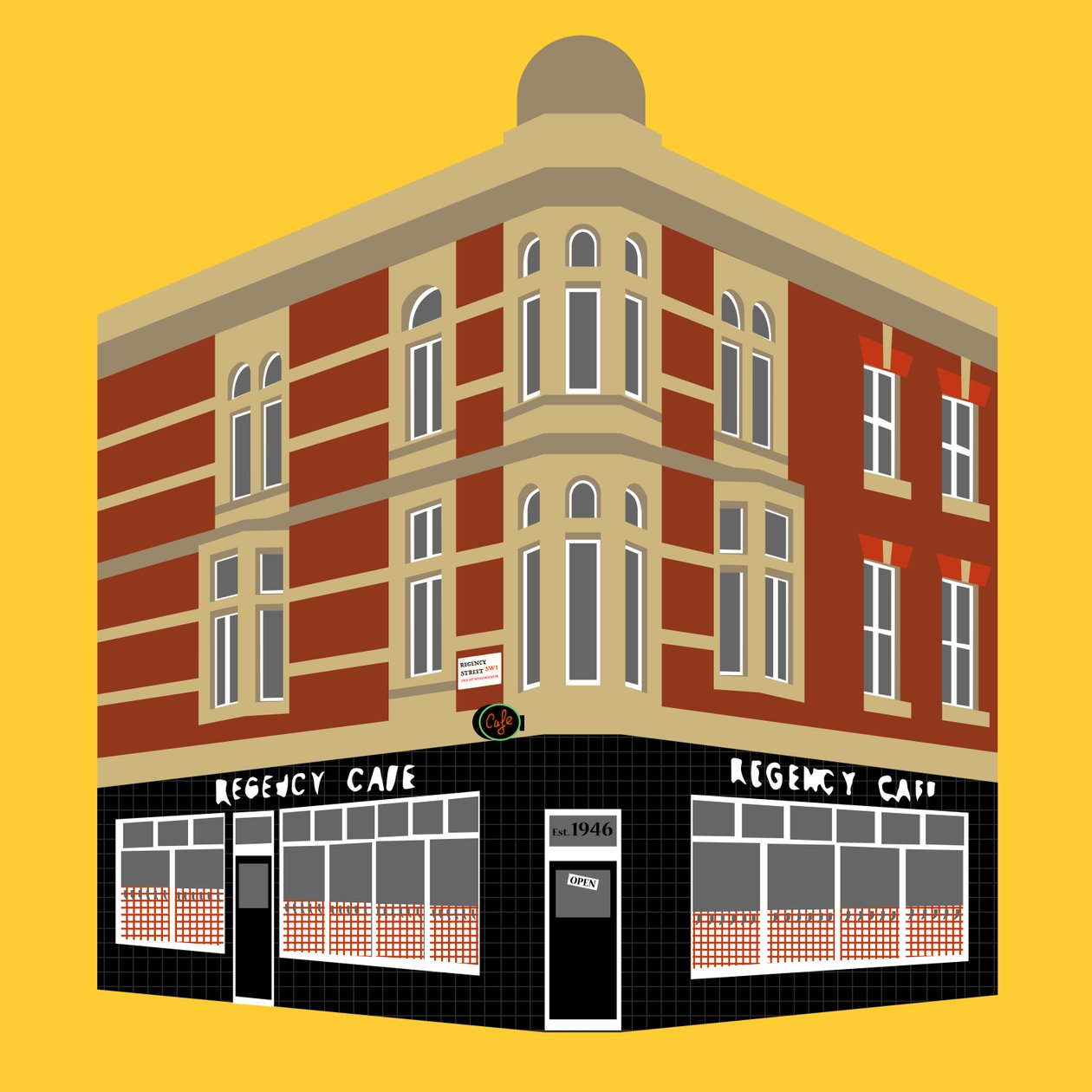 Café Regency, Westminster - Claire Huntley