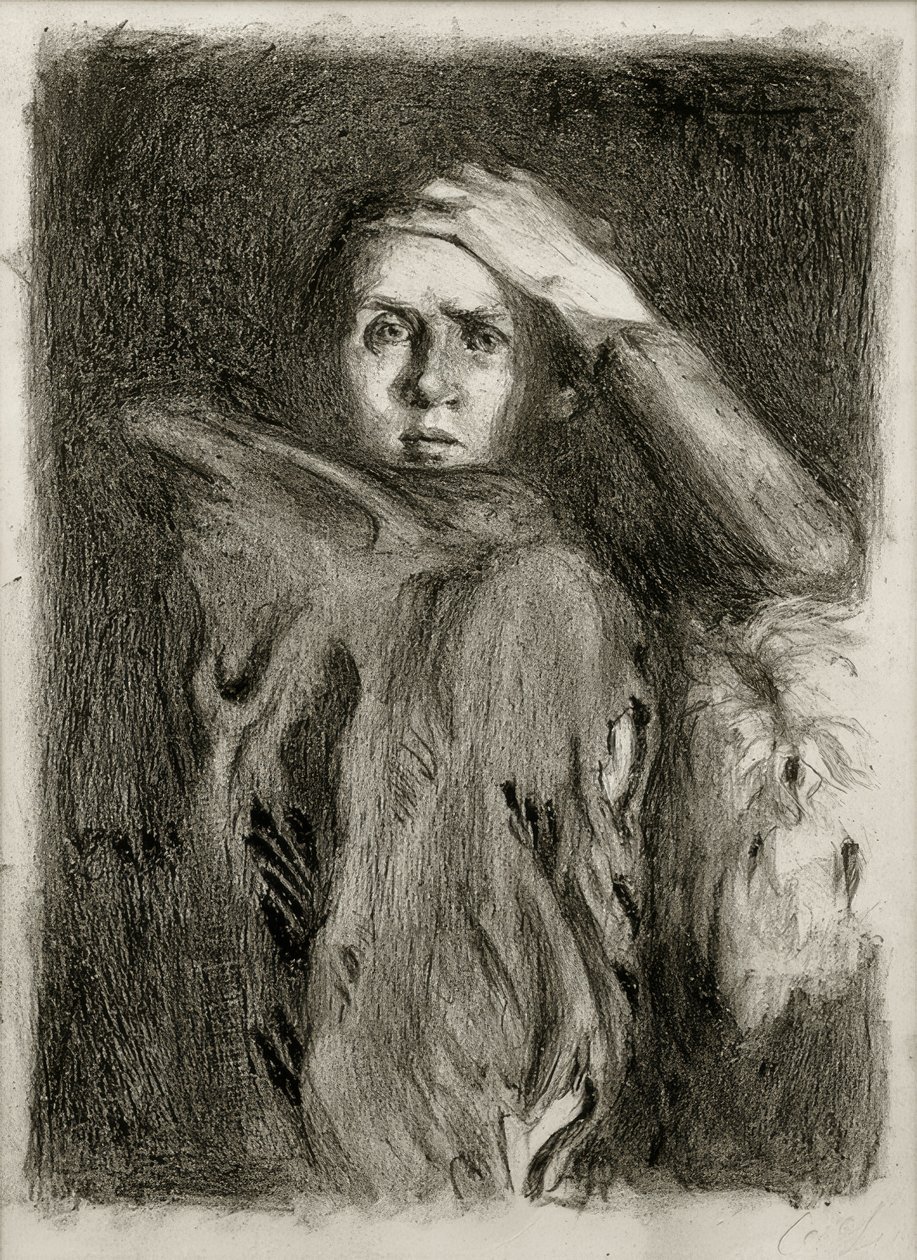 Autoportrait avec bras appuyé / Frisson - Clara Siewert