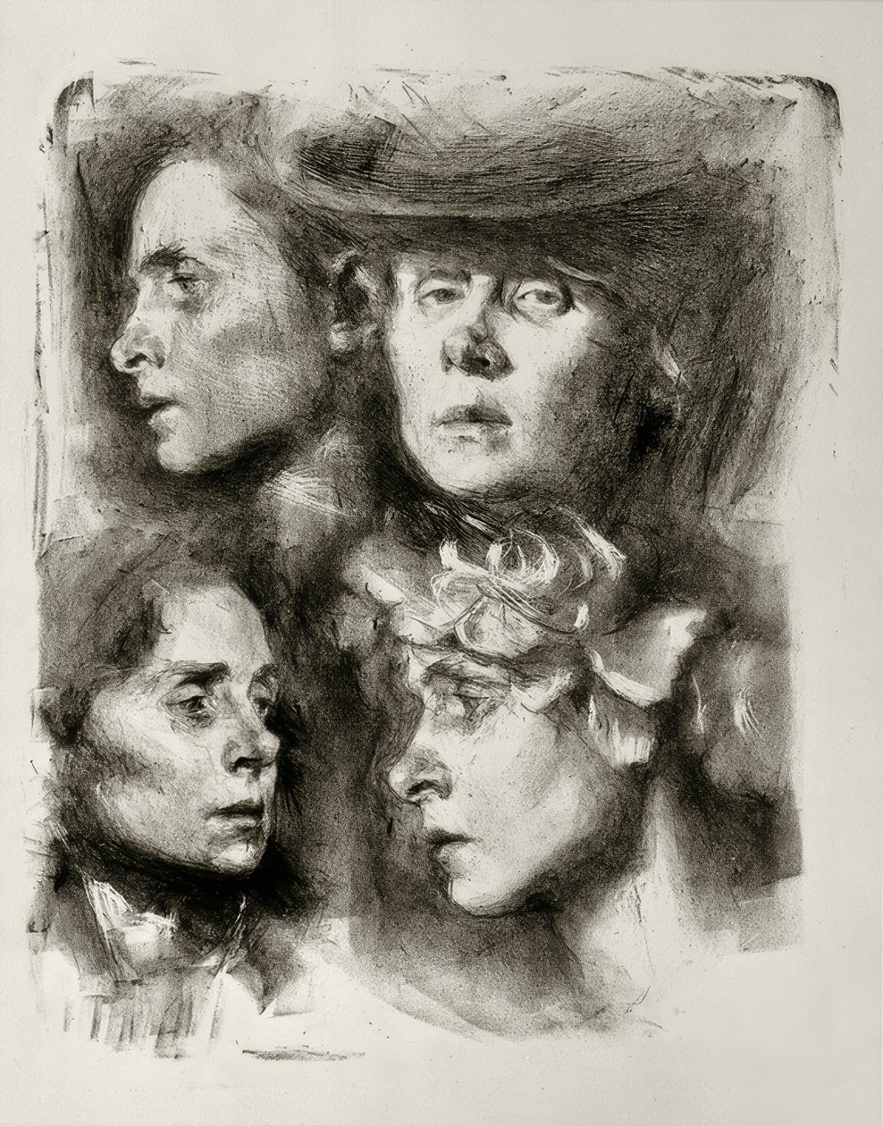 Quatre autoportraits - Clara Siewert