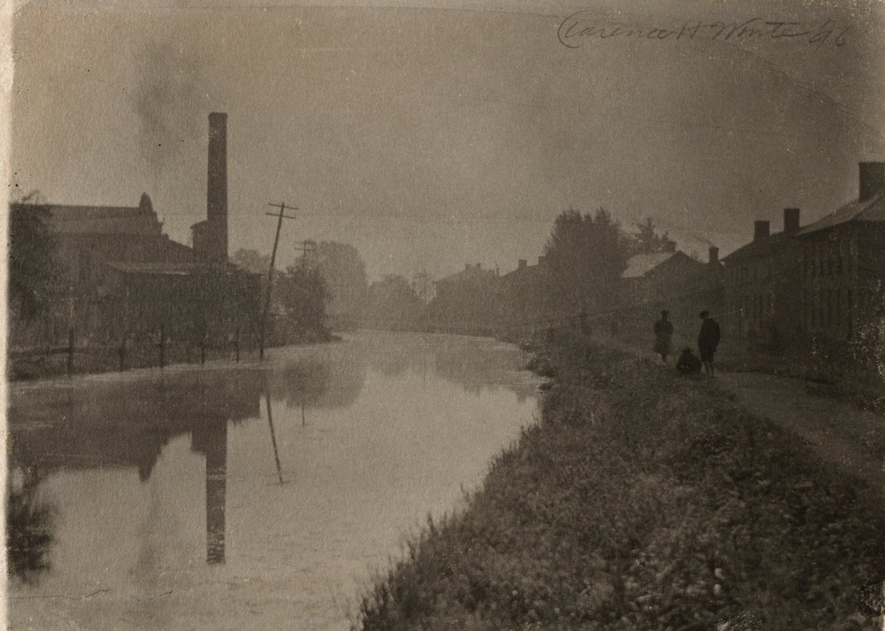 Le long du vieux canal, 1896 - Clarence H. White