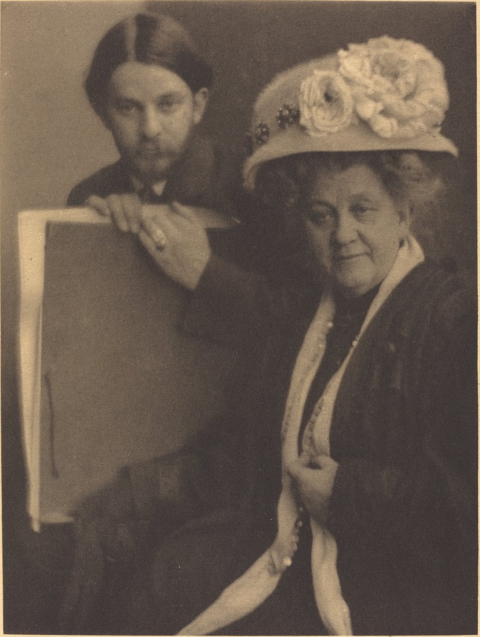 Alvin Langdon Coburn et sa mère - Clarence H. White