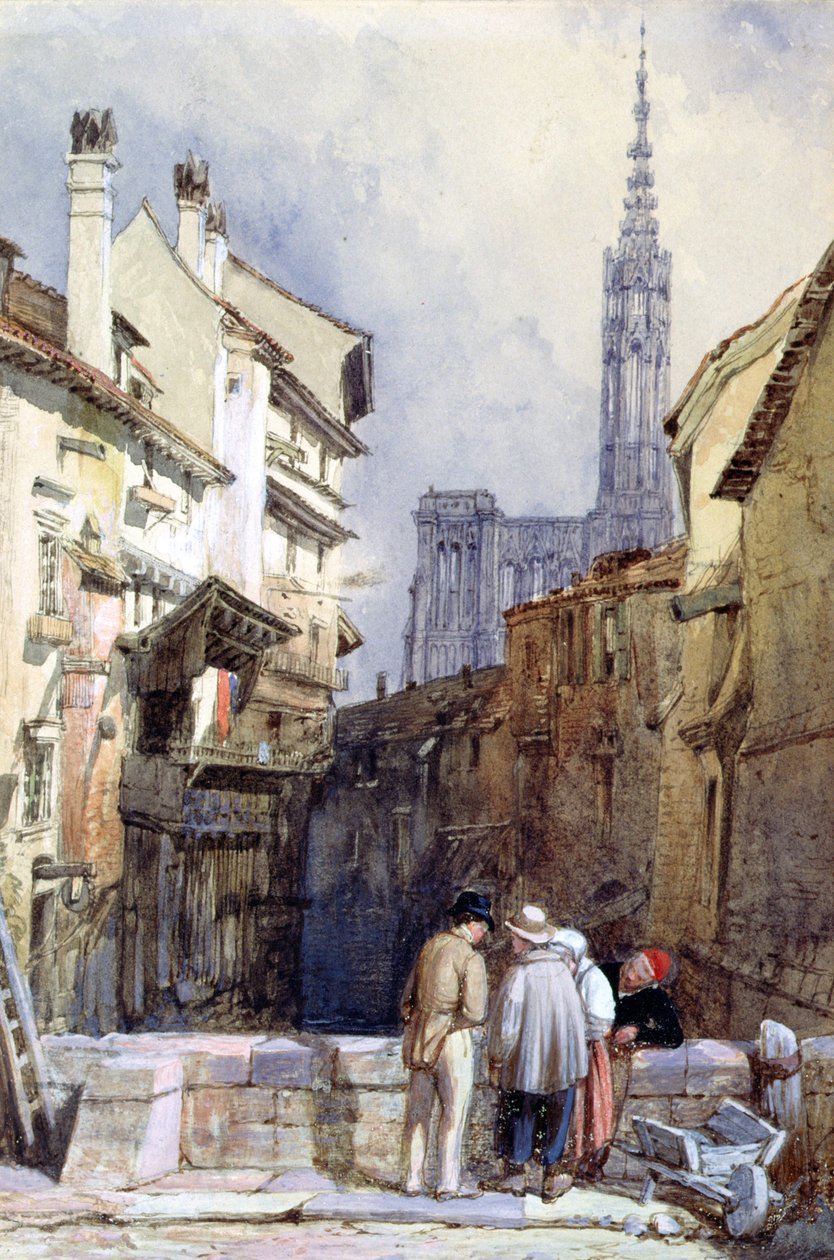 Un canal à Strasbourg - Clarkson Frederick Stanfield