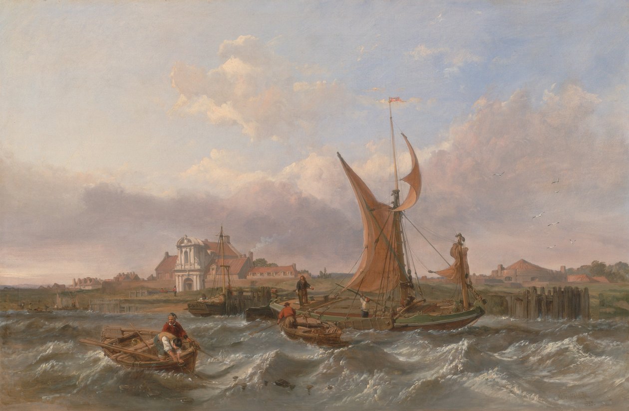 Fort de Tilbury - Vent à contre-courant - Clarkson Frederick Stanfield