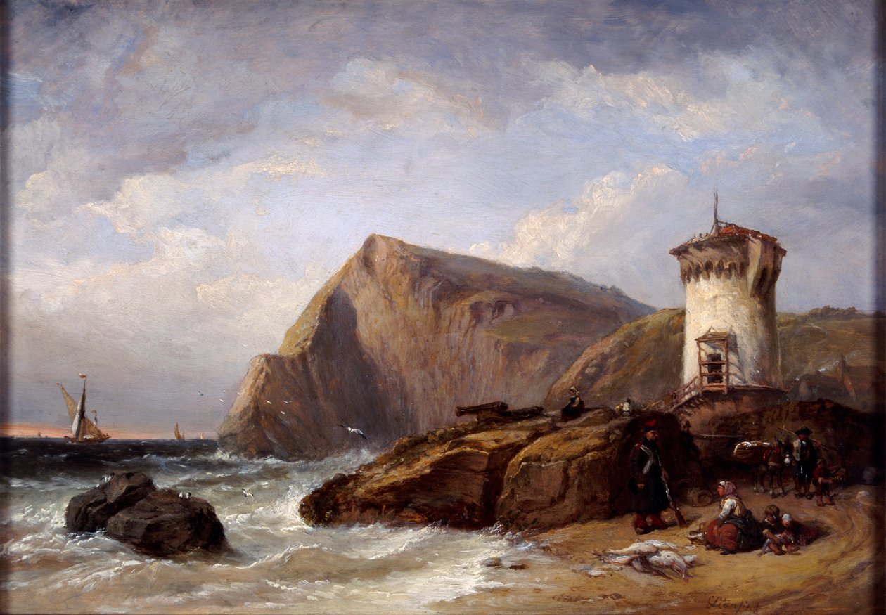 Tour de Terracina, 1854 - Clarkson Stanfield