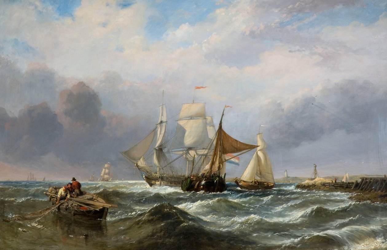 Navires au large de la côte néerlandaise, 1829-1860 - Clarkson Stanfield