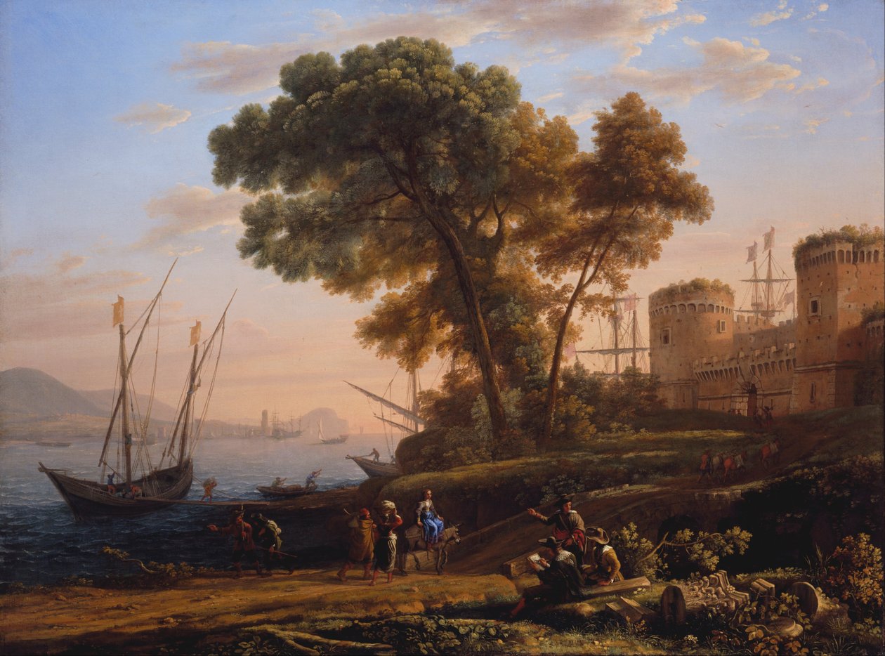 Un artiste étudiant la nature - Claude Lorrain