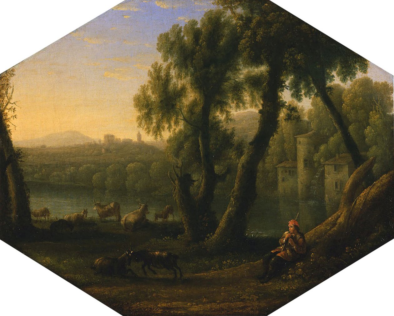 Paysage Italianisant, c.1636 - Claude Lorrain