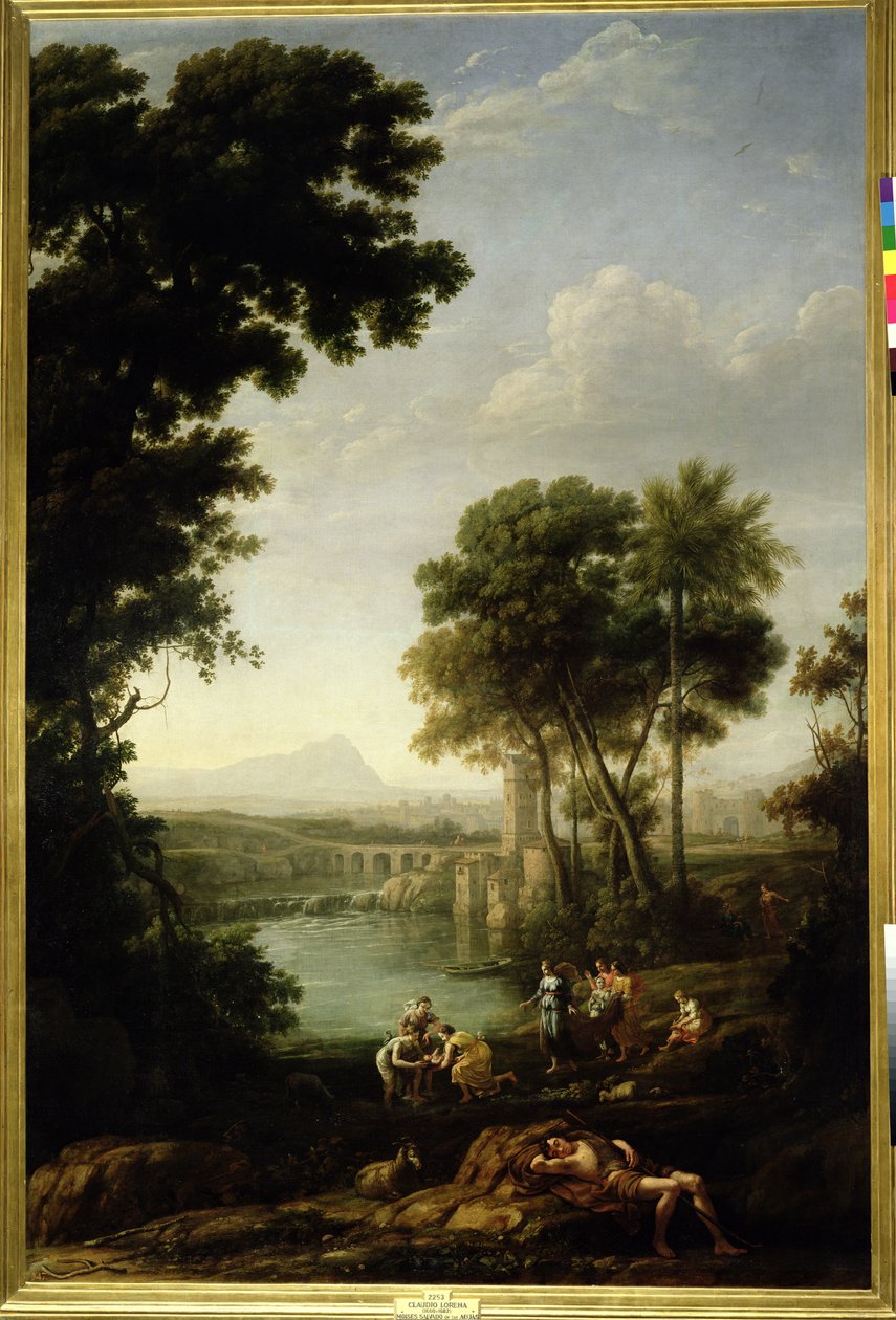 Paysage avec la découverte de Moïse - Claude Lorrain