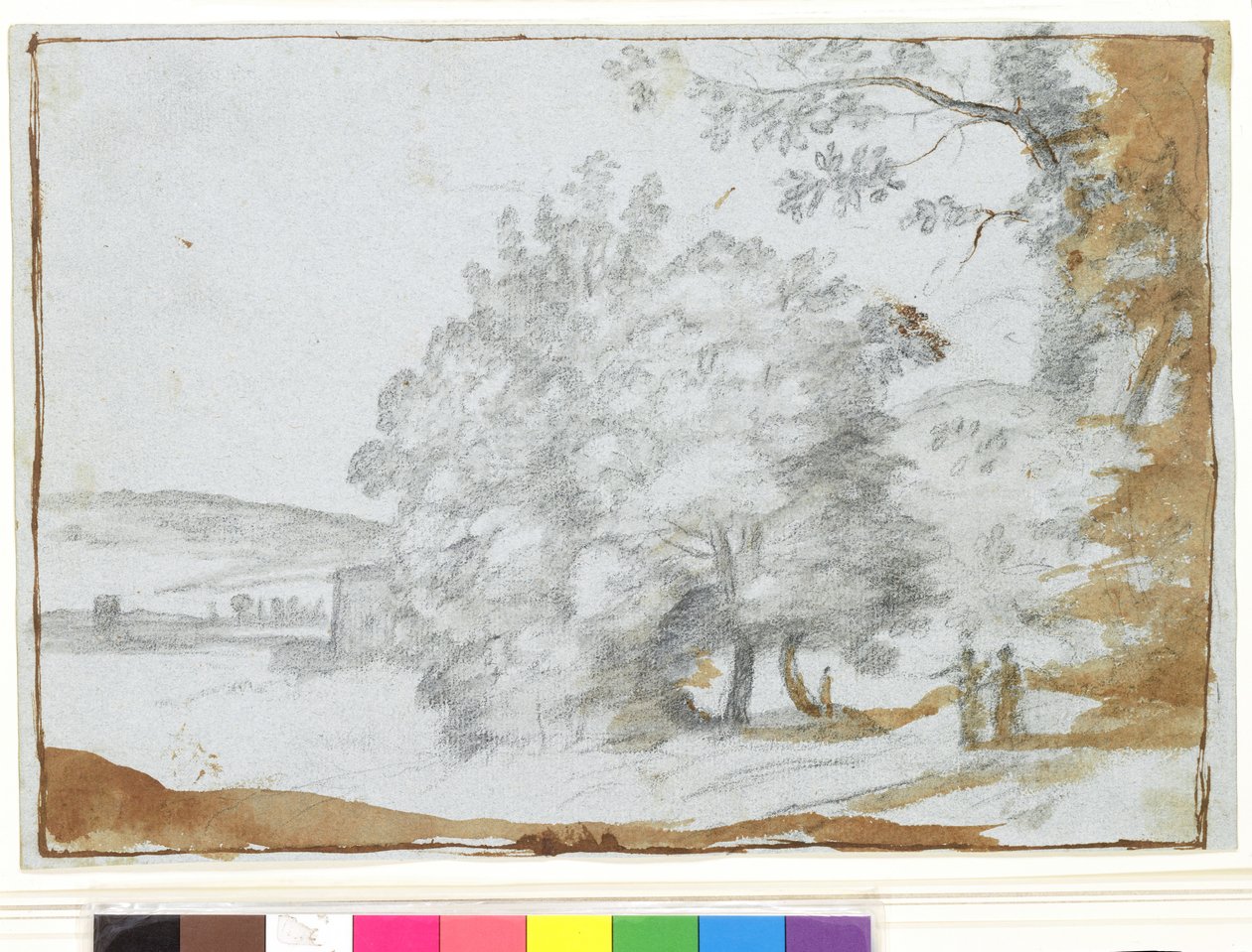 Paysage ensoleillé avec des arbres - Claude Lorrain