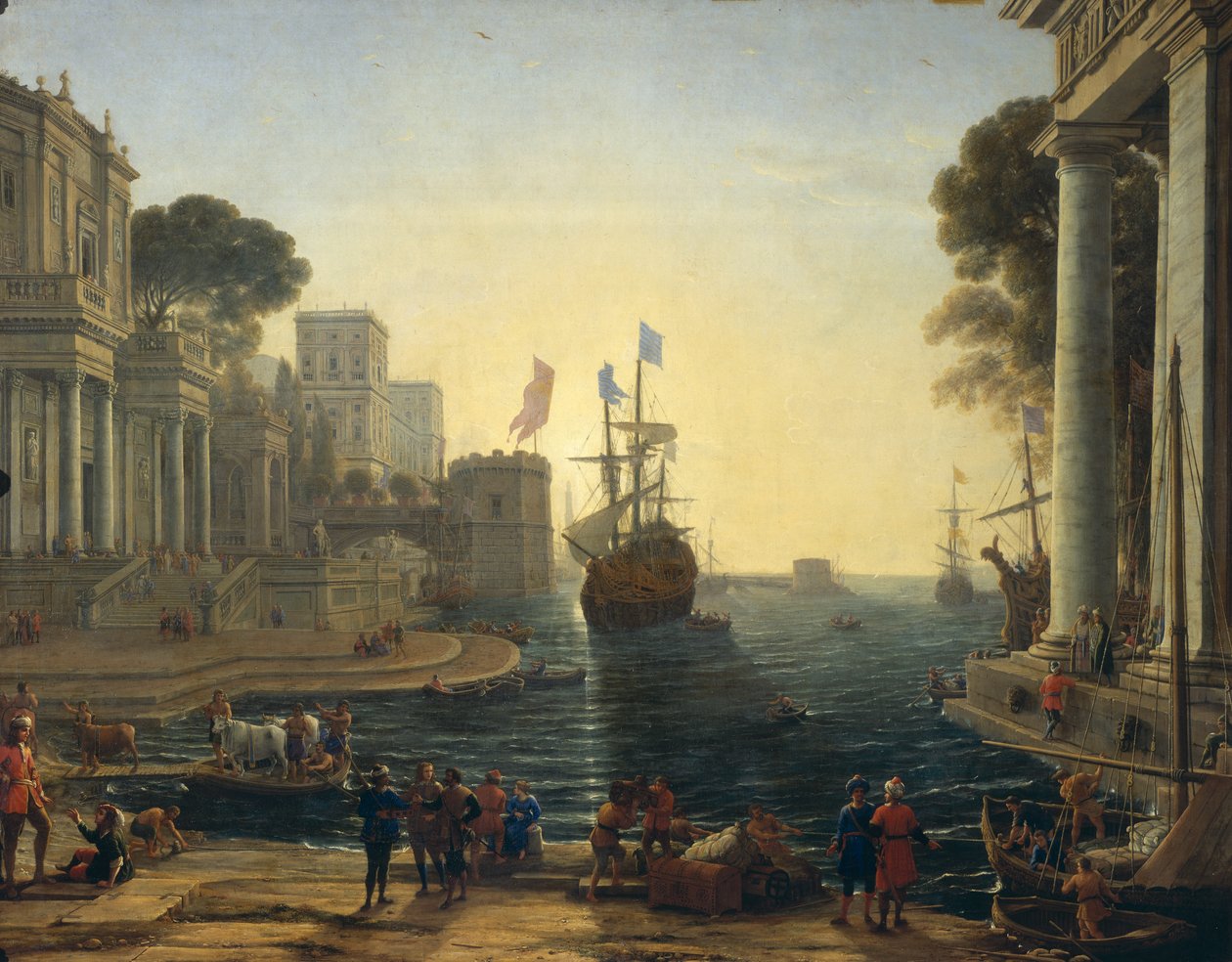 Ulysse rendant Chryséis à son père - Claude Lorrain