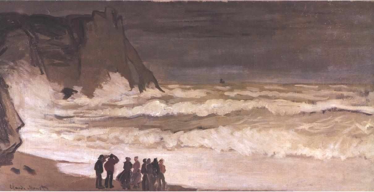 Grande mer à Étretat - Claude Monet
