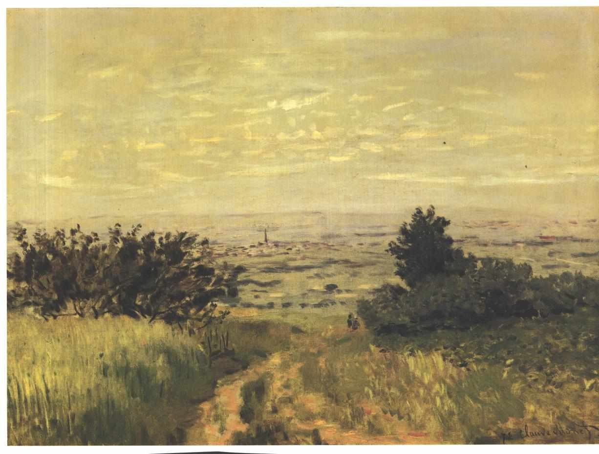 Vue de plaine à Argenteuil, coteaux de Sannois - Claude Monet
