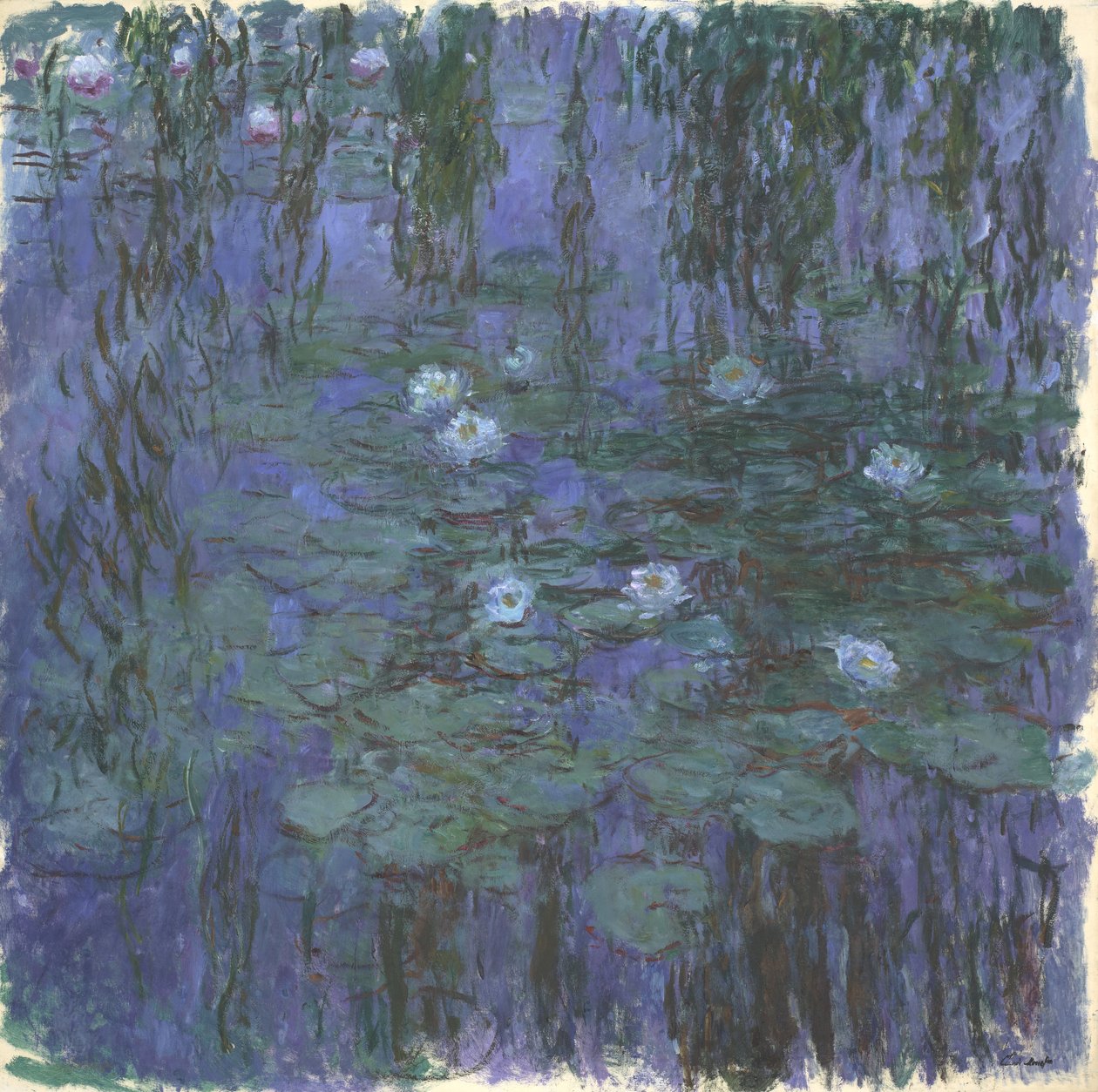 Nymphéas bleus - Claude Monet