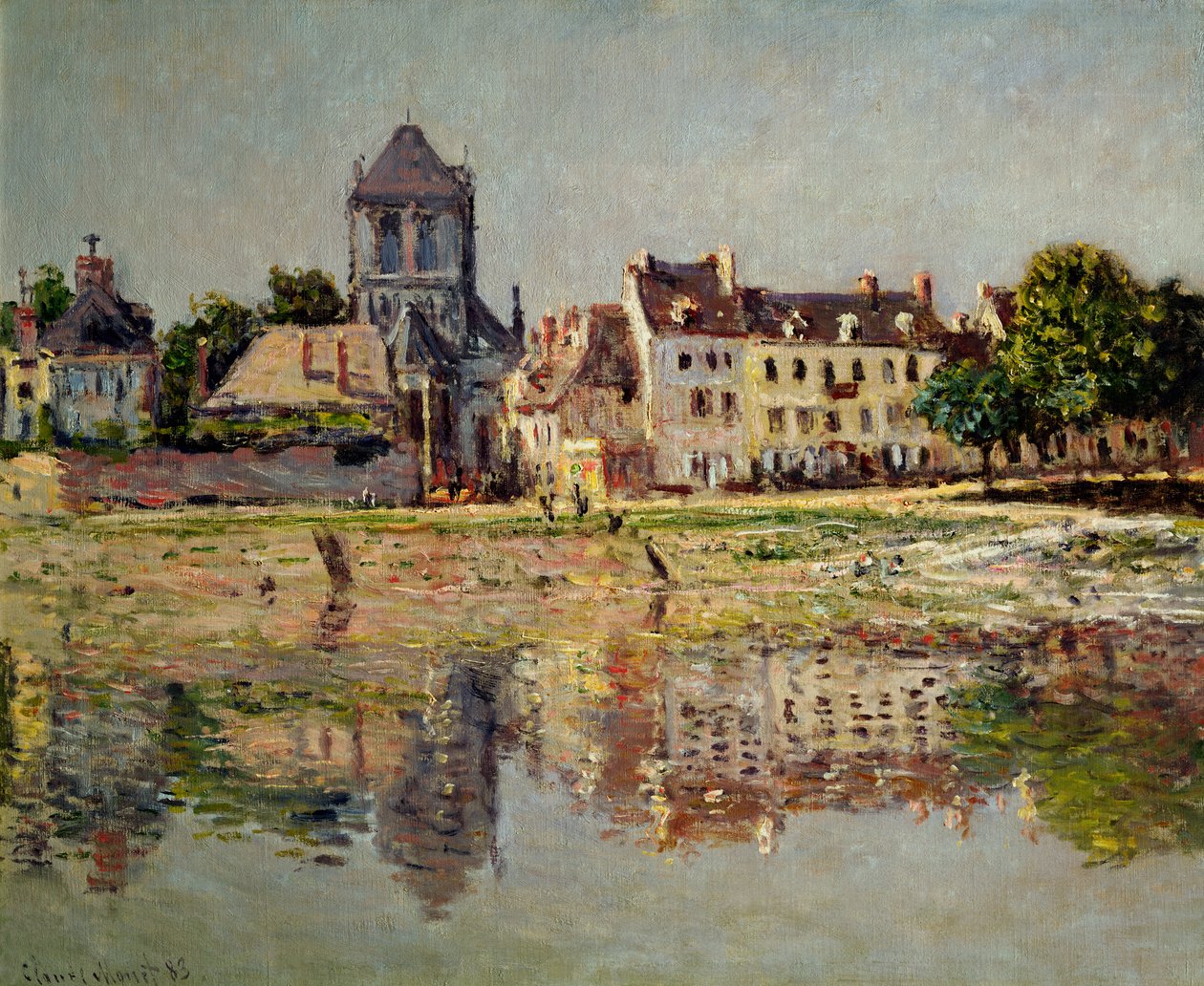 Au bord de la rivière à Vernon, 1883 - Claude Monet