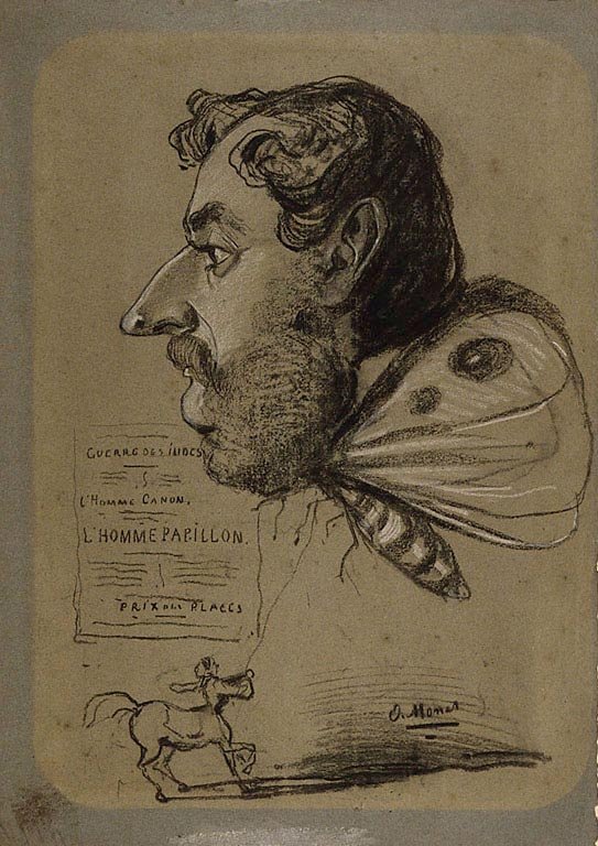 Caricature de Jules Didier - Claude Monet