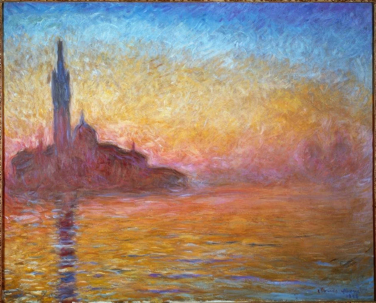 Crépuscule à Venise - Claude Monet