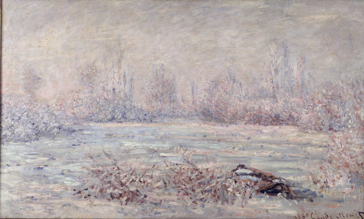 Gel près de Vétheuil, 1880 - Claude Monet