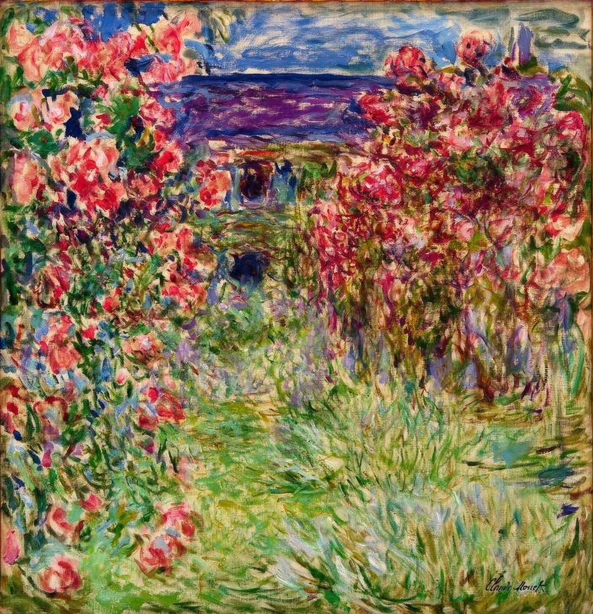 La maison dans les roses - Claude Monet