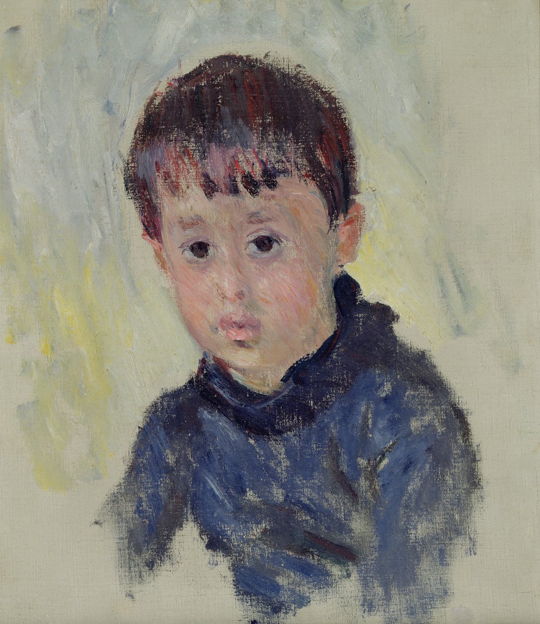Michel Monet (1878-1966) en pull bleu, 1883 - Claude Monet