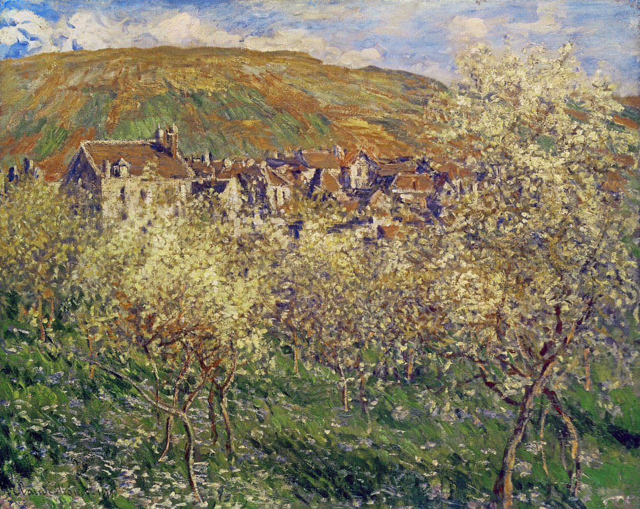 Pruniers en fleurs, 1879 - Claude Monet