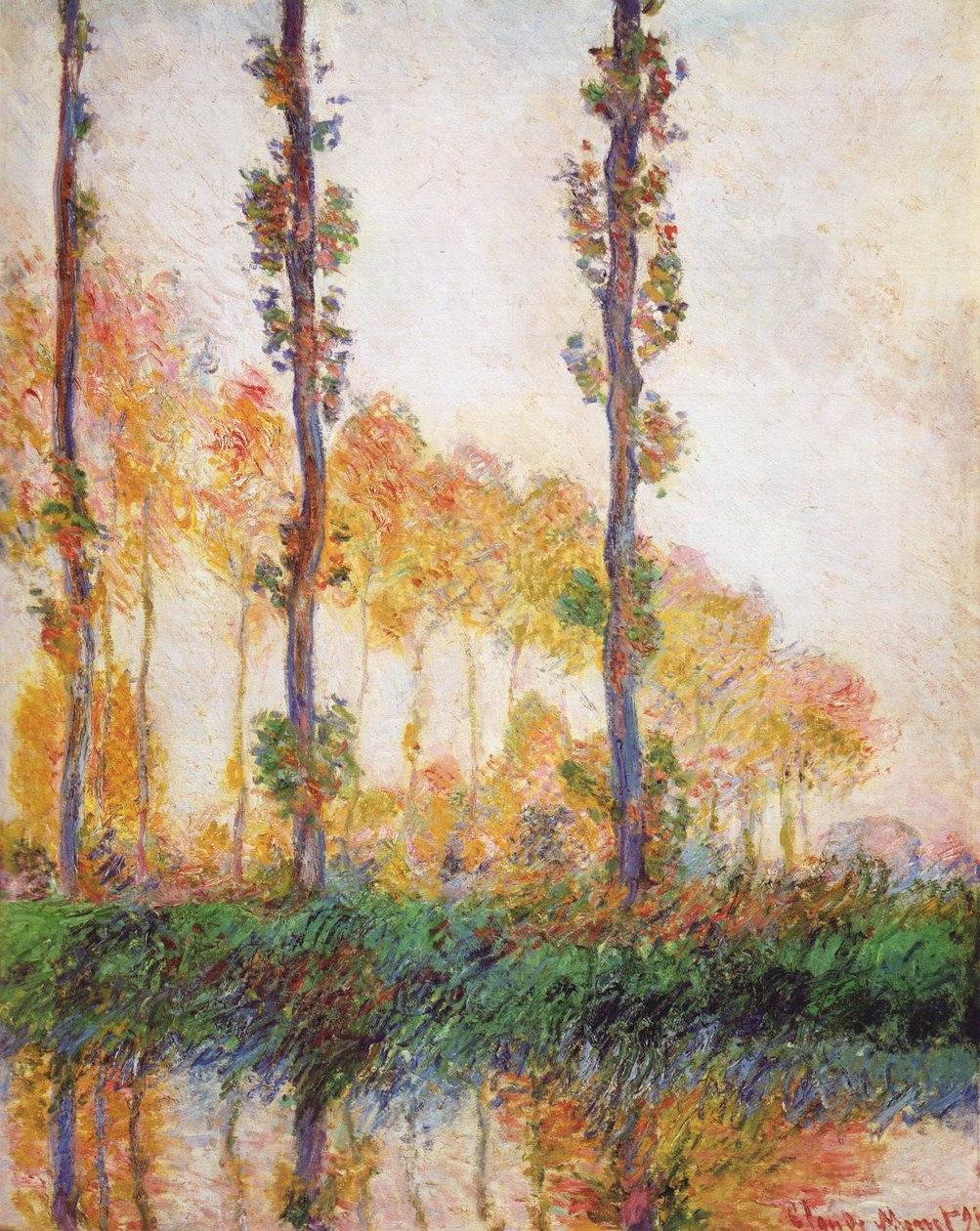 Peupliers (Automne) - Claude Monet