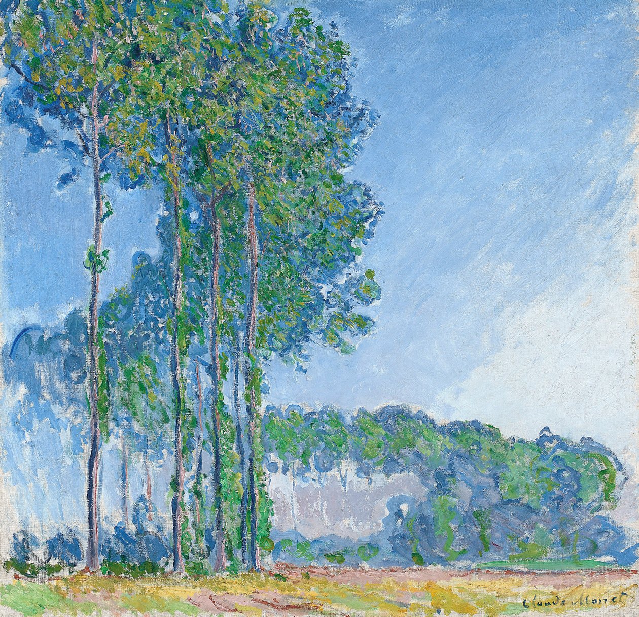 Peupliers, 1891 - Claude Monet