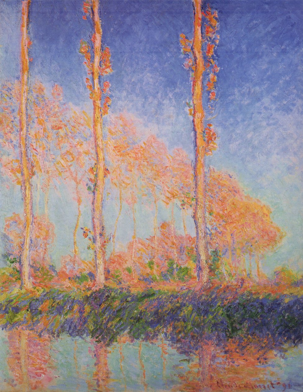 Peupliers, Philadelphie - Claude Monet