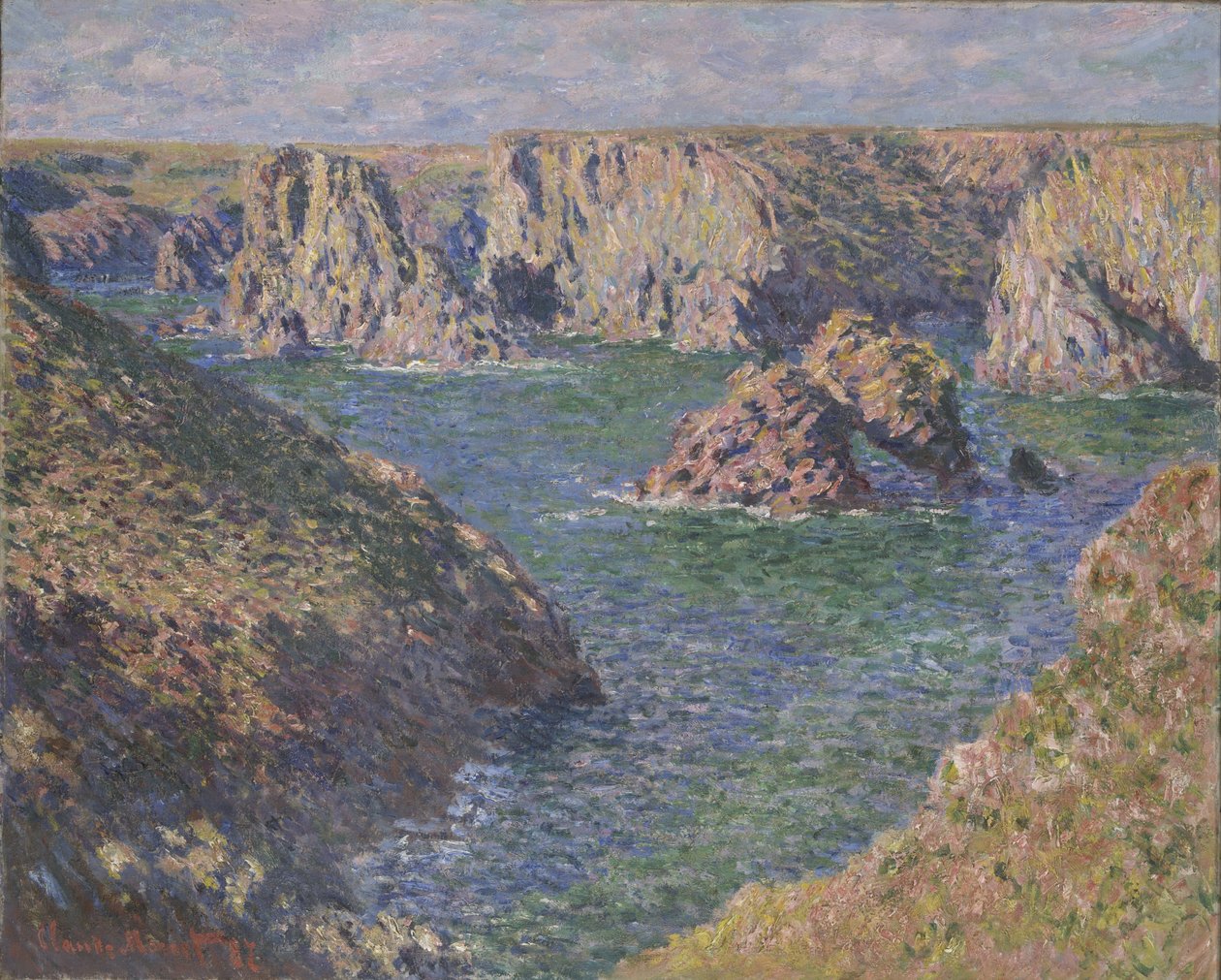 Port-Domois, Belle-Île, 1887 - Claude Monet