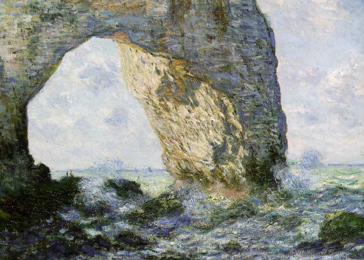 Arc de roche - Claude Monet
