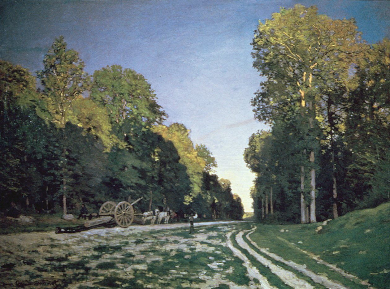 Route de Chailly, Fontainebleau, 1864 - Claude Monet
