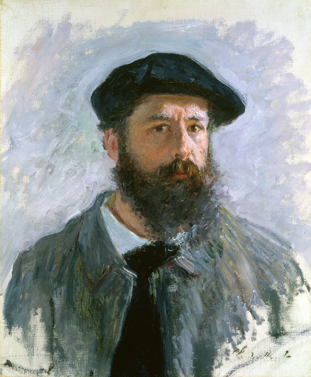 Autoportrait avec un béret, 1886 - Claude Monet