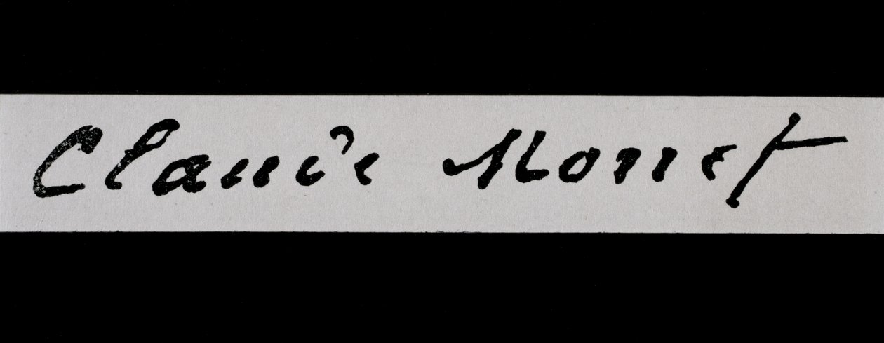 Signature de Claude Monet - Claude Monet