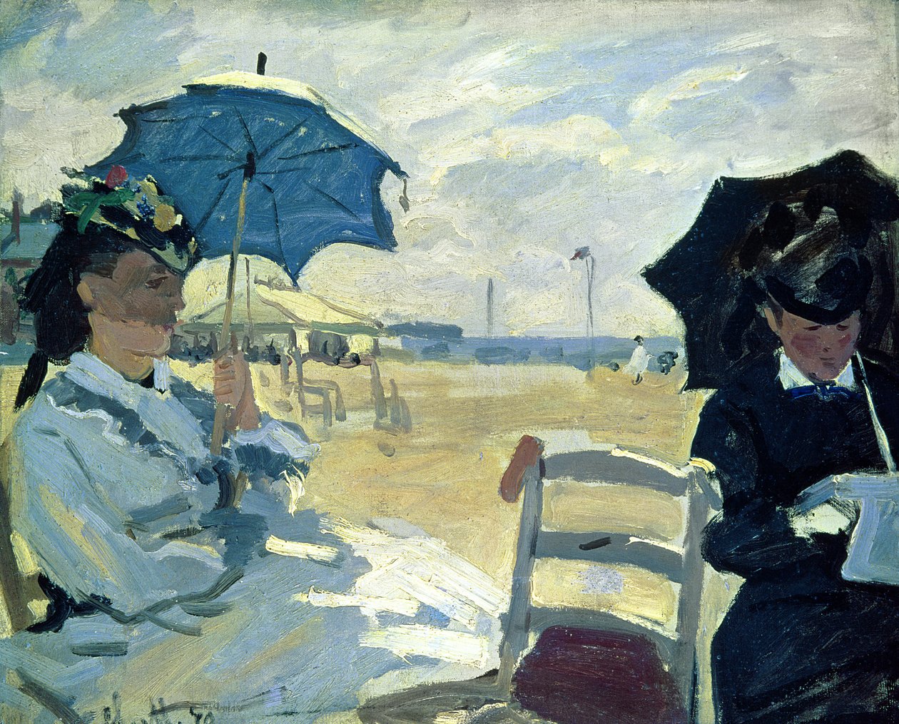 La Plage de Trouville, 1870 - Claude Monet