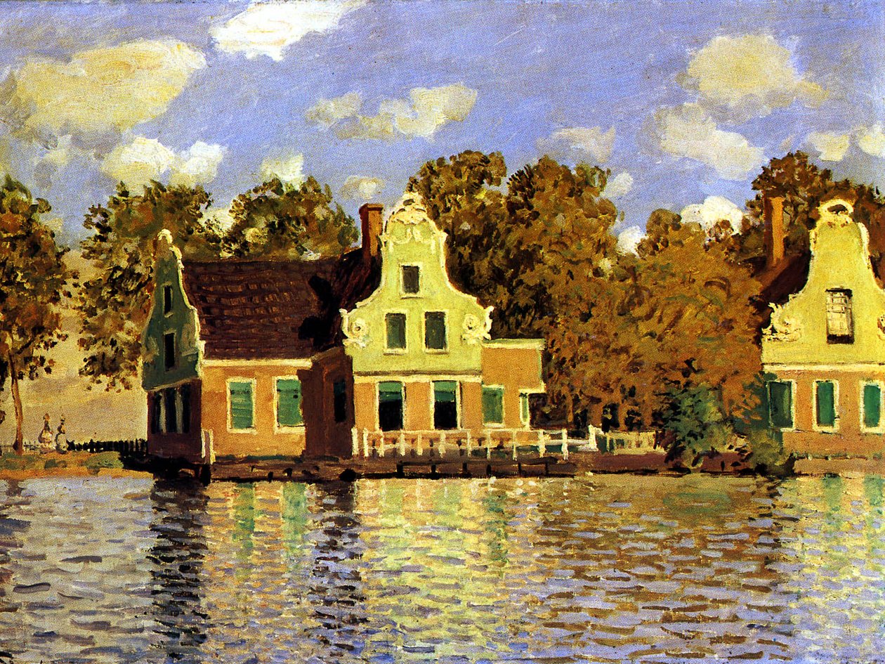 La maison sur la rivière Zaan à Zaandam - Claude Monet