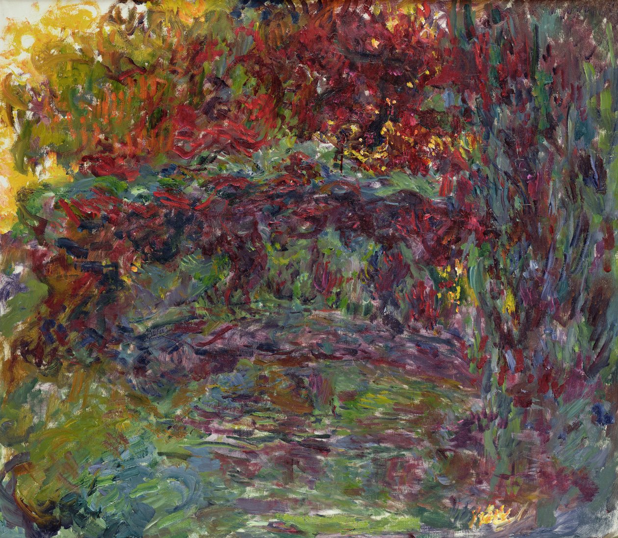 Le Pont Japonais à Giverny, 1918-24 - Claude Monet