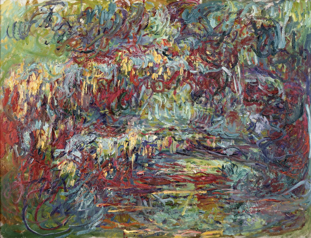 Le pont japonais à Giverny, 1918-24 - Claude Monet