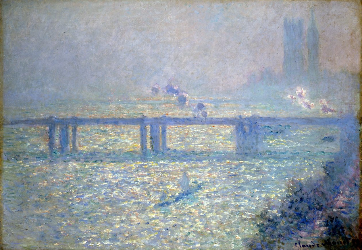La Tamise au pont de Charing Cross, Londres, 1899 - Claude Monet