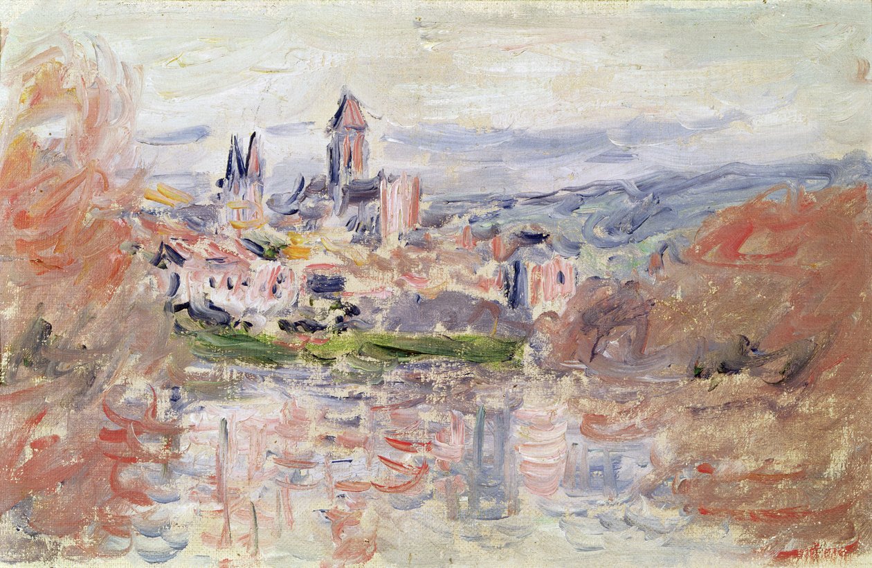 Le Village de Vétheuil, c.1881 - Claude Monet