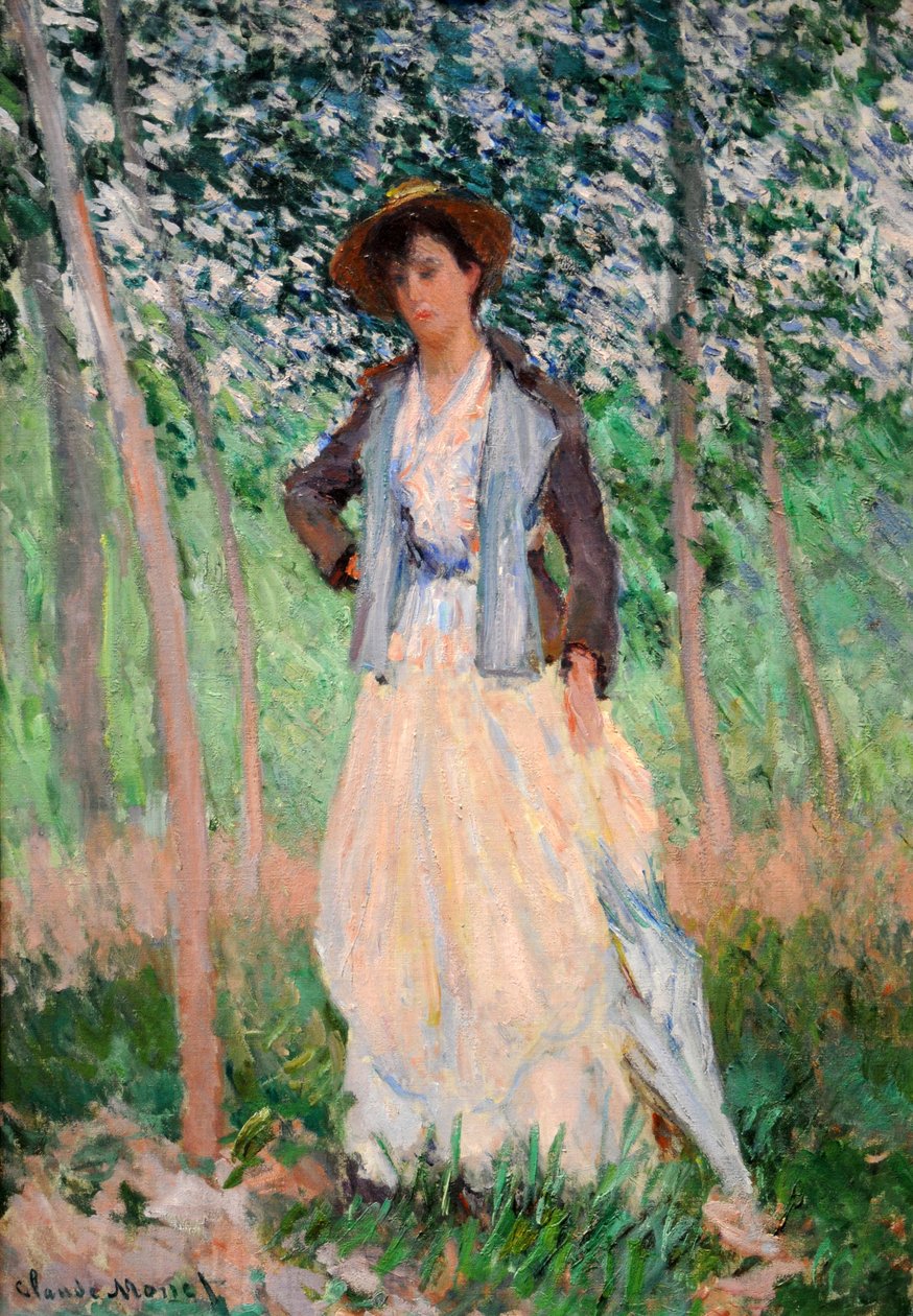 La promeneuse (Suzanne Hoschedé) - Claude Monet