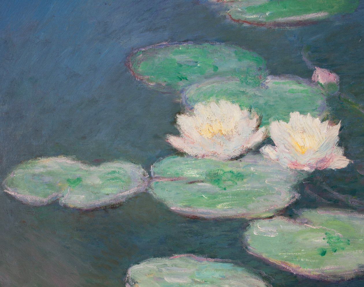 Nénuphars, soir (détail) - Claude Monet