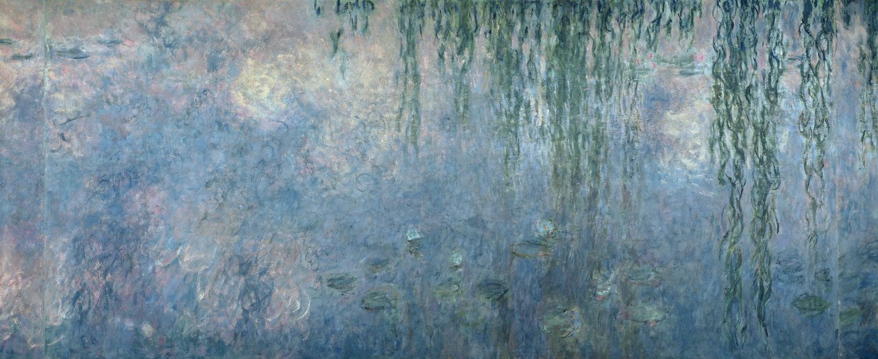 Nénuphars : Matin avec saules pleureurs (détail) - Claude Monet