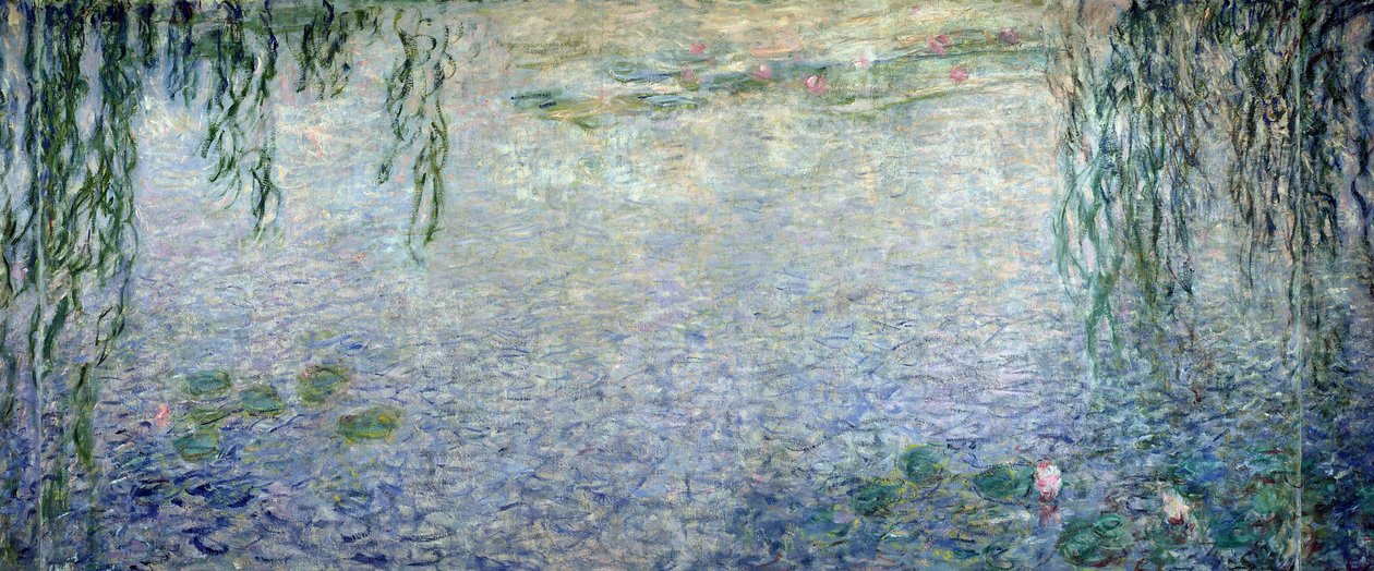 Nénuphars : Matin avec saules pleureurs (détail) - Claude Monet
